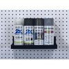 Triton Products 12 In. W x 6 In. D Black Epoxy Coated Steel Shelf for 1/8 In. and 1/4 In. Pegboard 2 Pack 76126BK-2